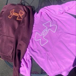 2 PACK UnderArmour Hoodies Size large